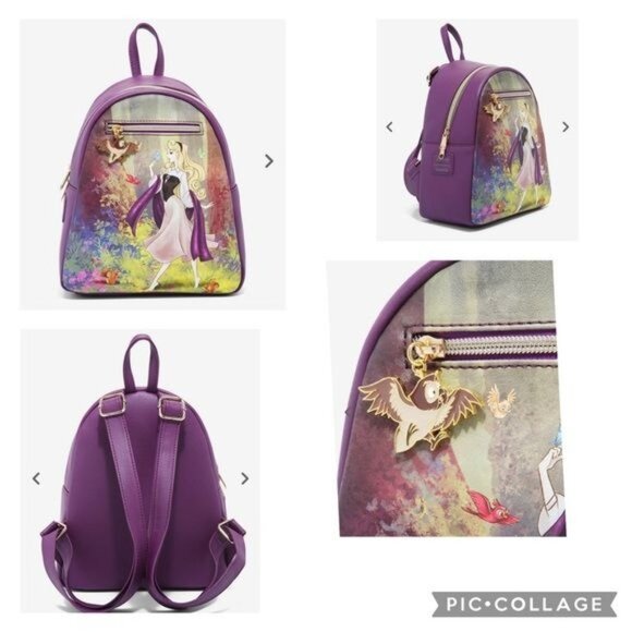 New Disney Mini  Backpack Sleeping Beauty Princess AURORA - Picture 11 of 11